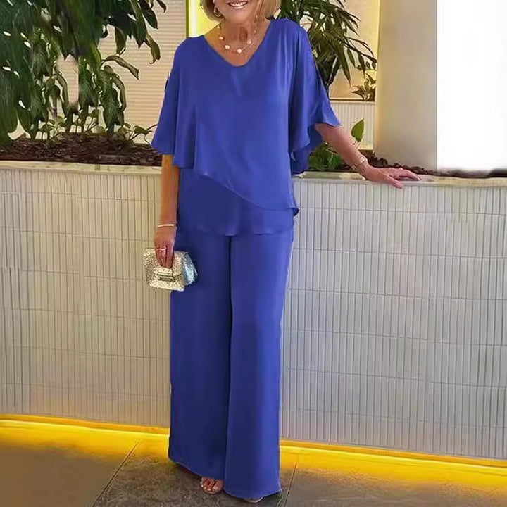 Martha - Completo di due pezzi pantaloni a gamba larga