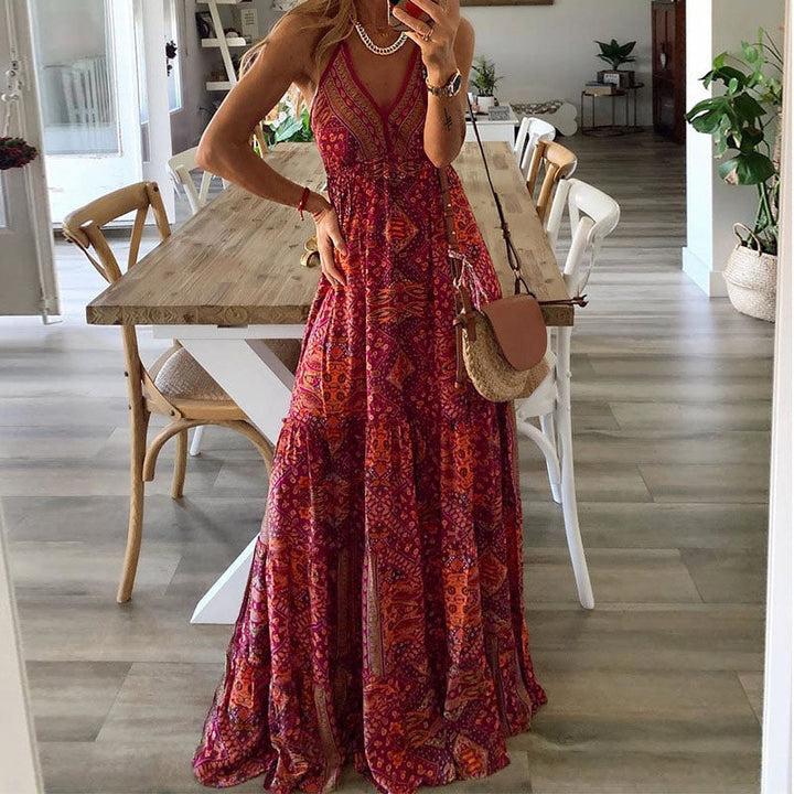 Giulia – Vestito boho maxi