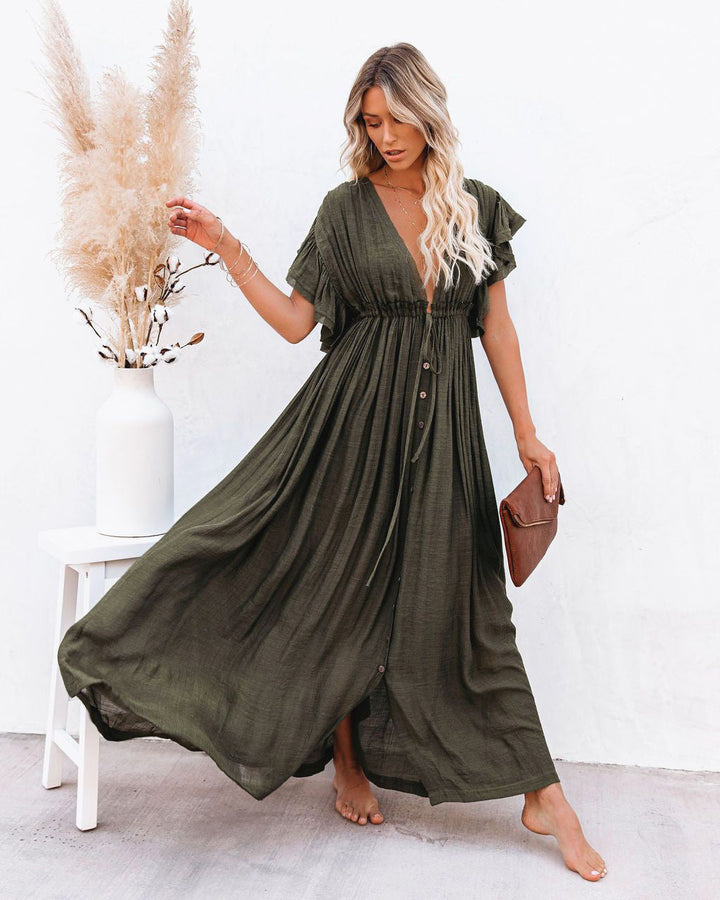 Corinna – Vestito boho maxi leggero