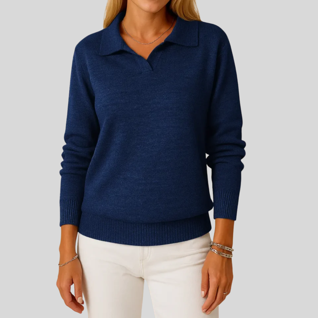 Mara | Maglione con Collo Elegante