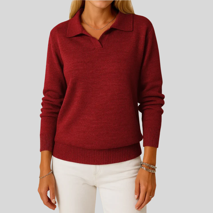 Mara | Maglione con Collo Elegante