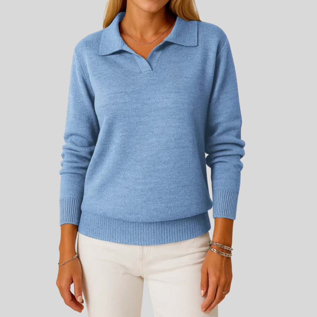 Mara | Maglione con Collo Elegante