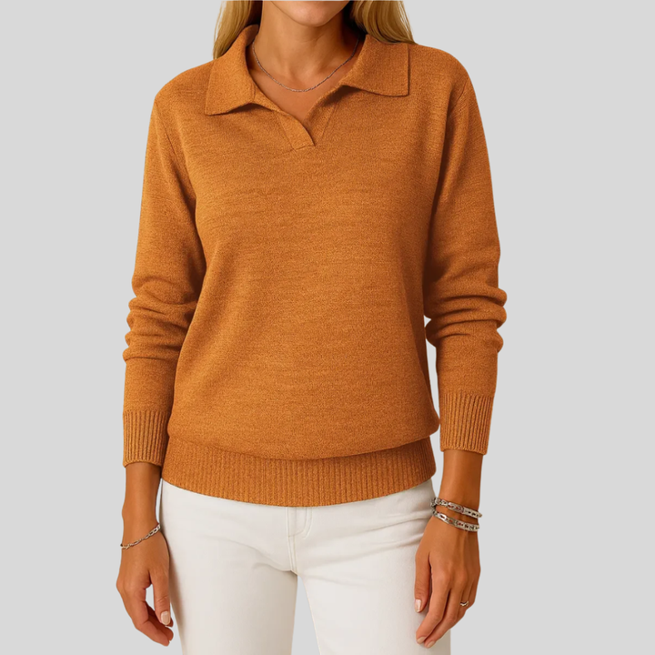 Mara | Maglione con Collo Elegante