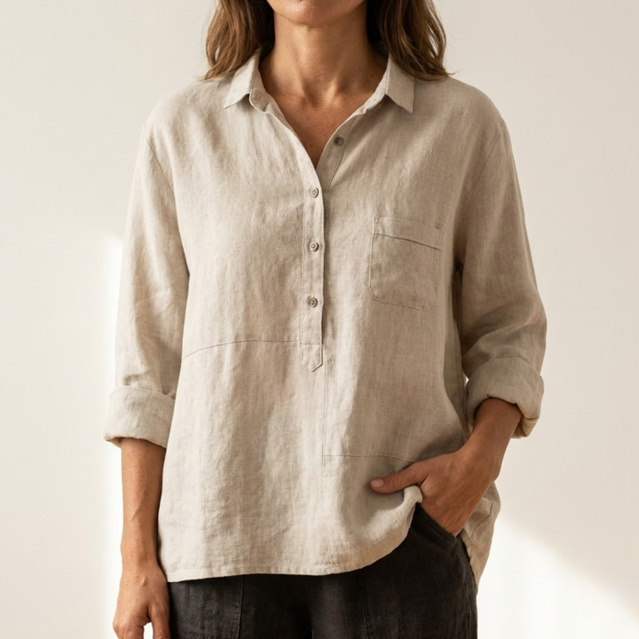 Azzurra – Camicia di Lino