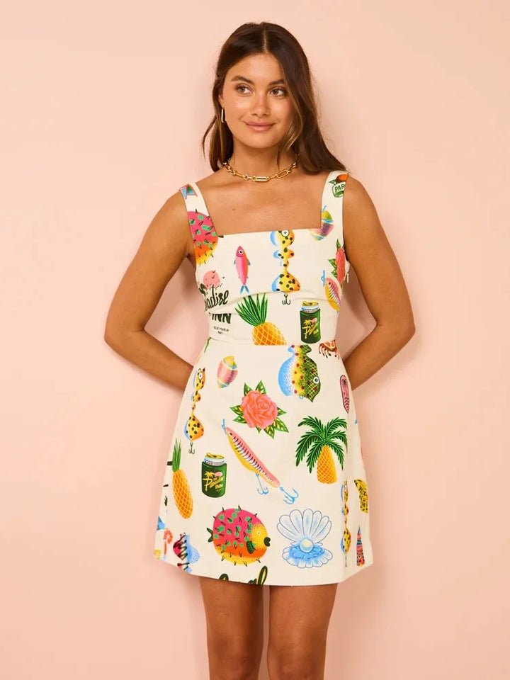 Azalea – Vestito boho tropicale