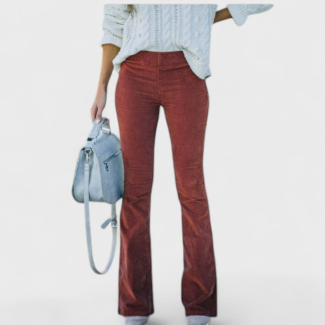Chloe - Pantaloni a campana in velluto