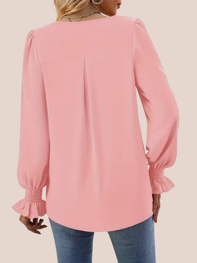 Mira | Blusa Elegante con Scollatura a V