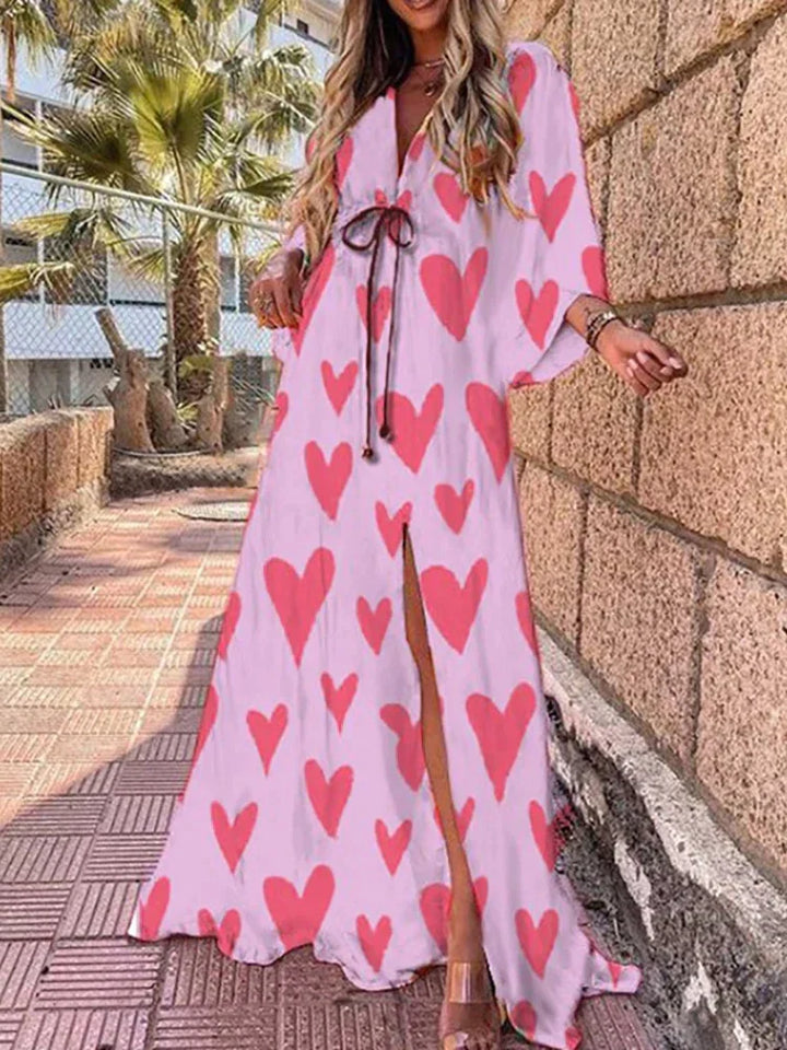 Daria – Vestito boho caftano