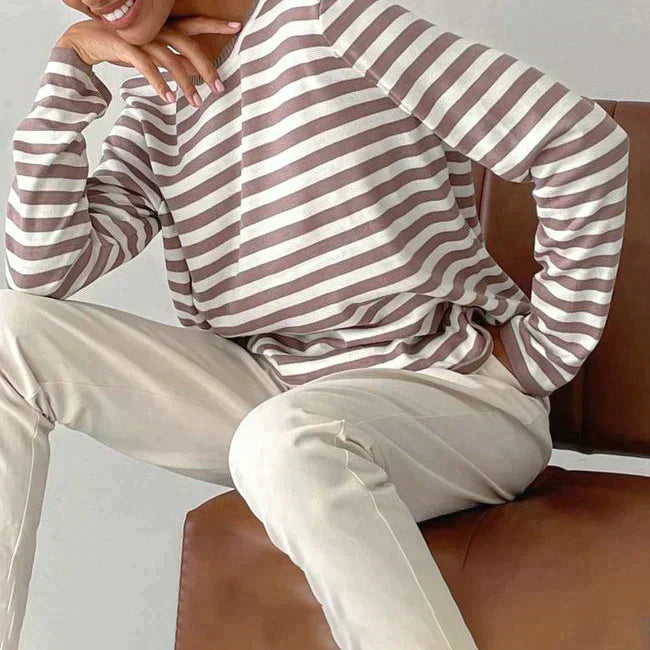 Nicole | Maglione a righe chic