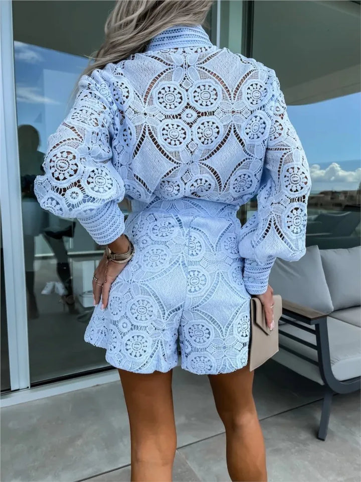 Amelina - Set elegante in pizzo