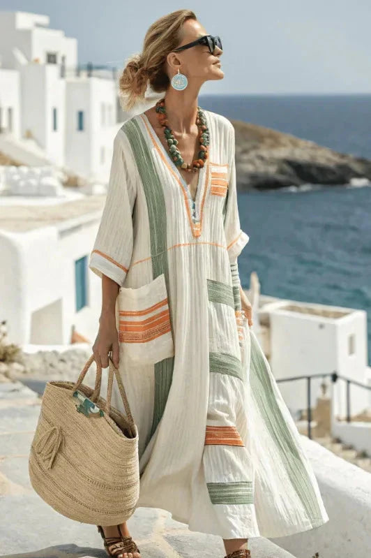 Allegra – Vestito boho maxi estivo