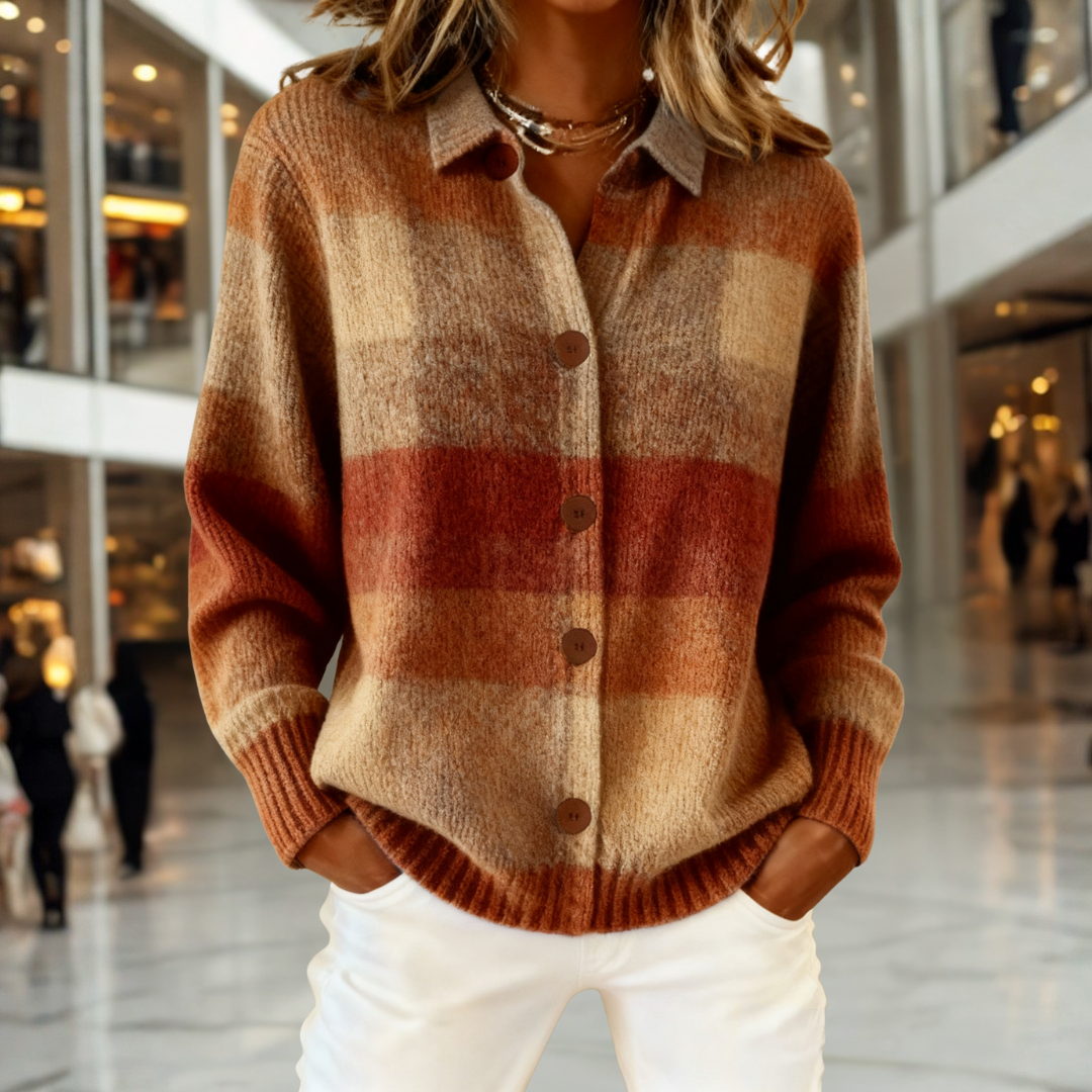 LUCIA – Maglione Morbido con Design Sfumato