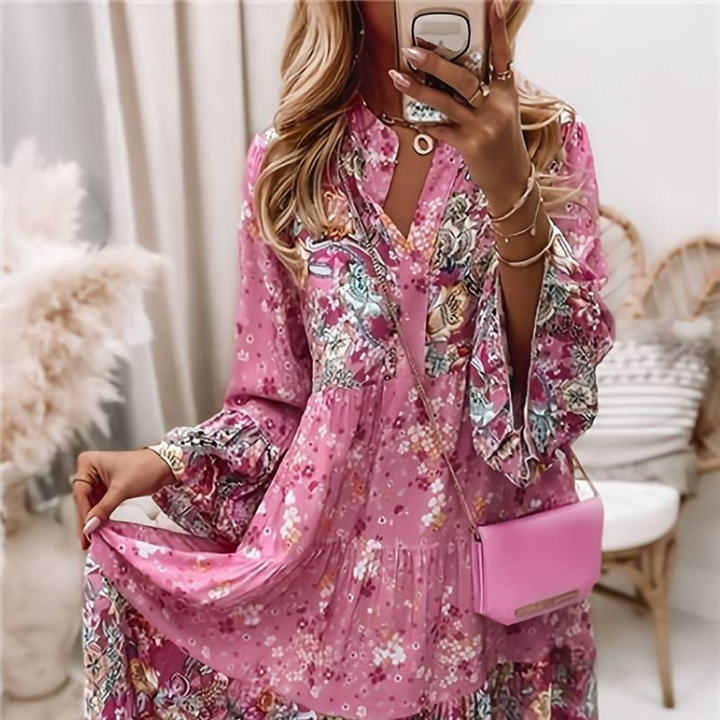 Elena – Vestito boho stampato