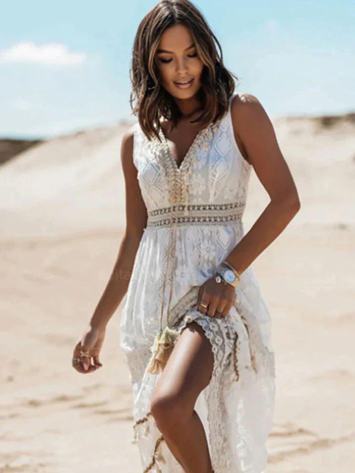 Alison – Vestito boho midi