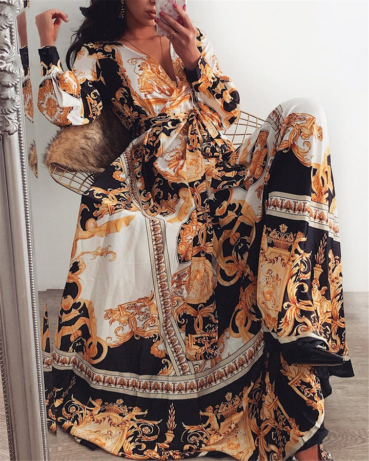 Fabiola – Vestito boho stampato