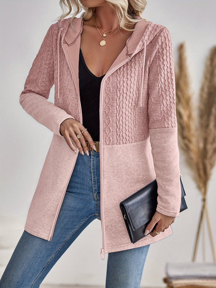 Vespara – Felpa da Donna con Zip e Cappuccio Elegante