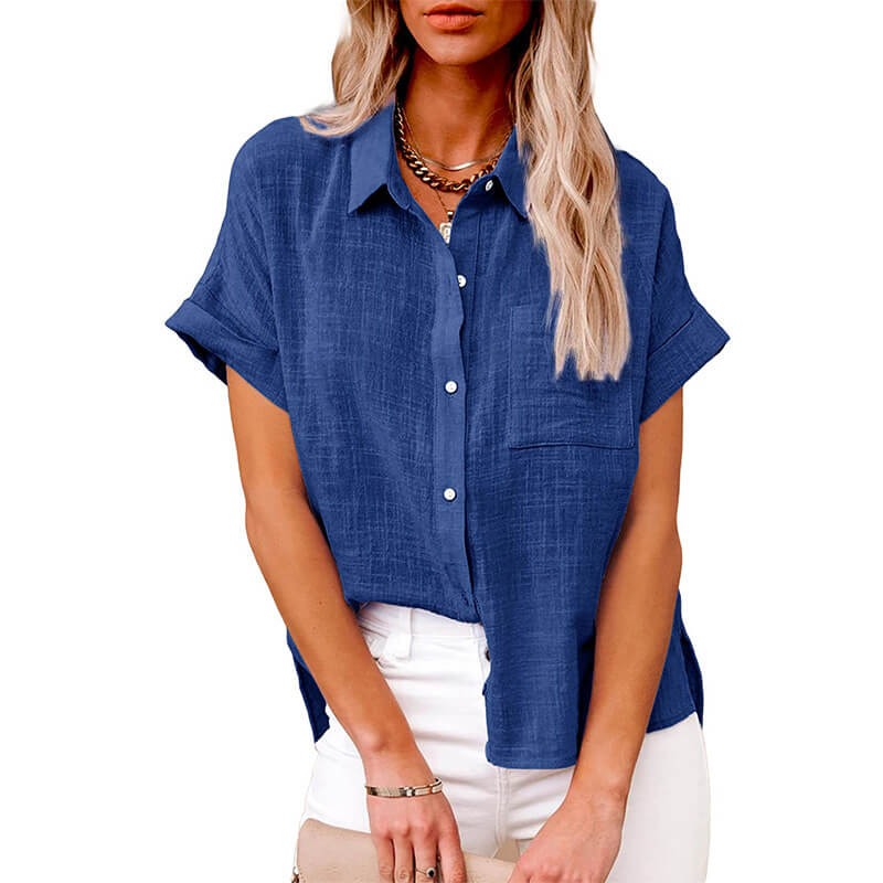 Miraqua - Blusa con bottoni