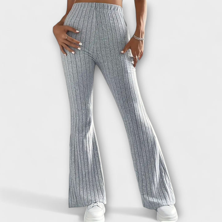 Luretta – Pantaloni a campana con struttura fine