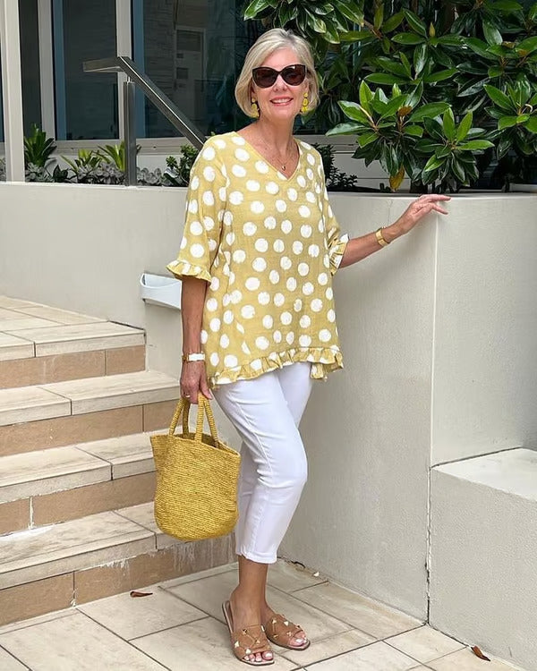 Bloomie - Blusa a V