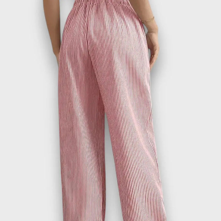 Karina – Pantaloni a righe sottili
