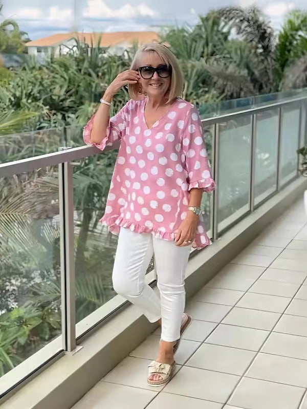 Bloomie - Blusa a V