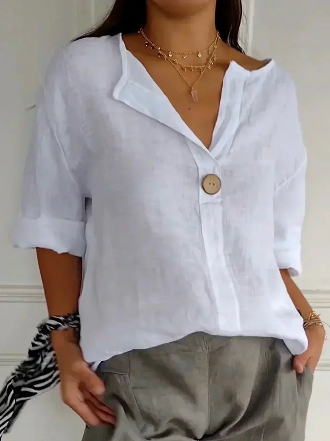 Luna - Blusa a V