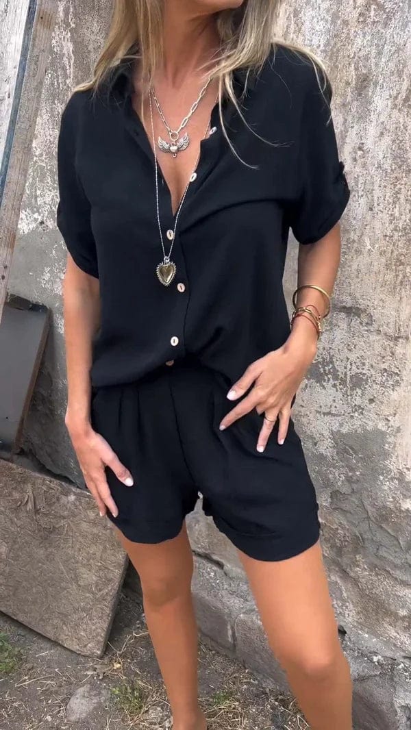 Noa - Completo set di due pezzi in misto lino