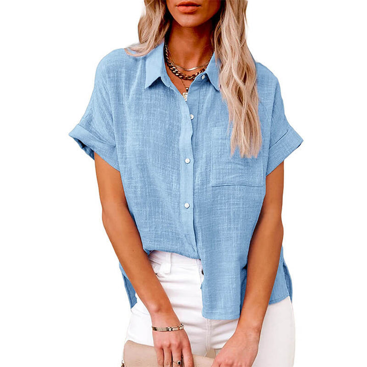 Miraqua - Blusa con bottoni