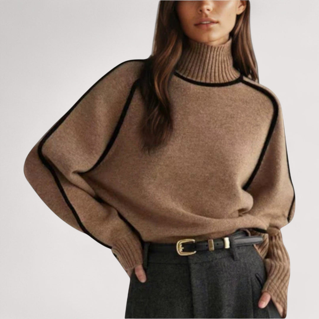 Gianinaâ„¢ | Maglione elegante e morbido con collo alto
