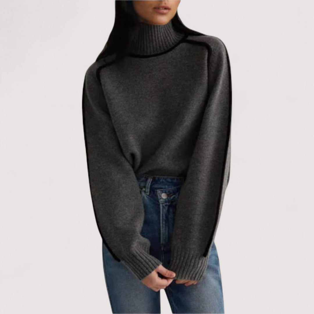 Gianinaâ„¢ | Maglione elegante e morbido con collo alto