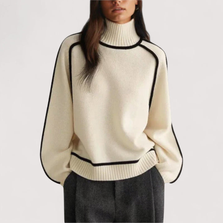 Gianinaâ„¢ | Maglione elegante e morbido con collo alto