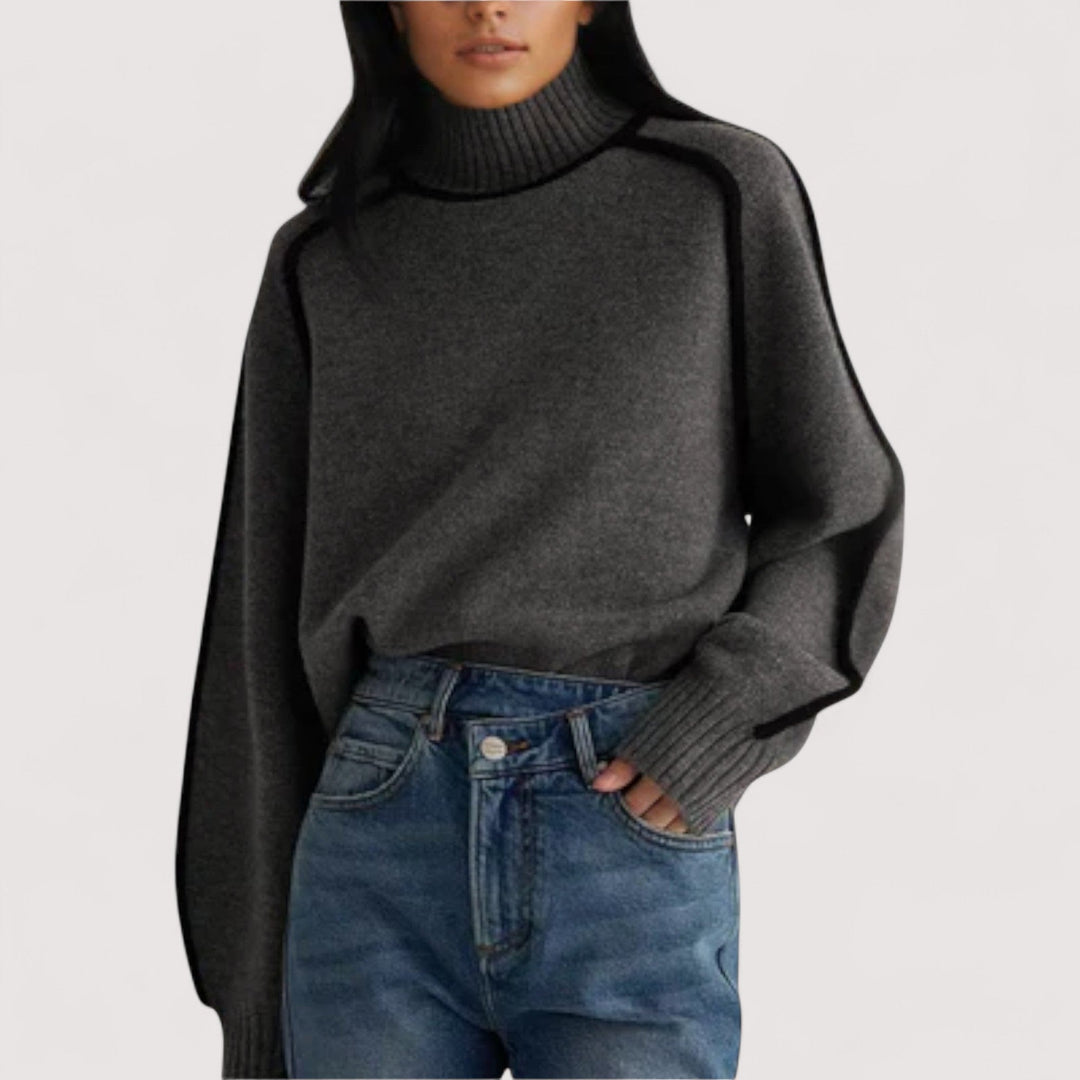 Gianinaâ„¢ | Maglione elegante e morbido con collo alto