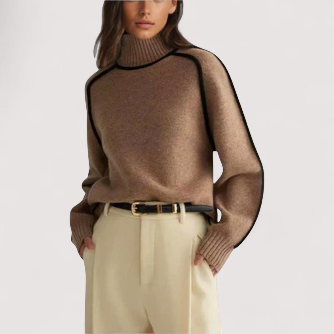 Gianinaâ„¢ | Maglione elegante e morbido con collo alto