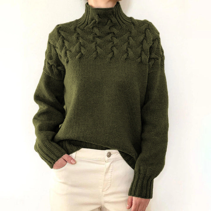 Loretta | Maglione Collo Alto Morbido e Accogliente