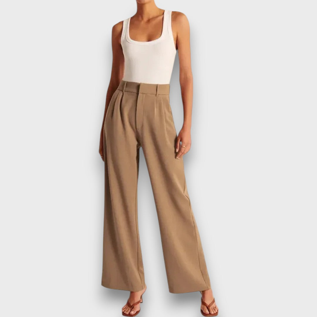 Alva – Pantaloni lunghi a vita alta