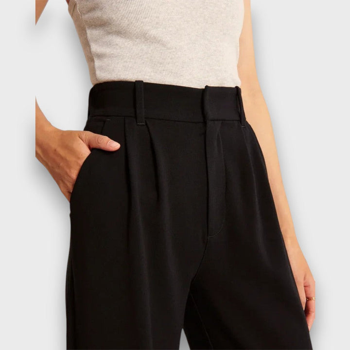 Alva – Pantaloni lunghi a vita alta