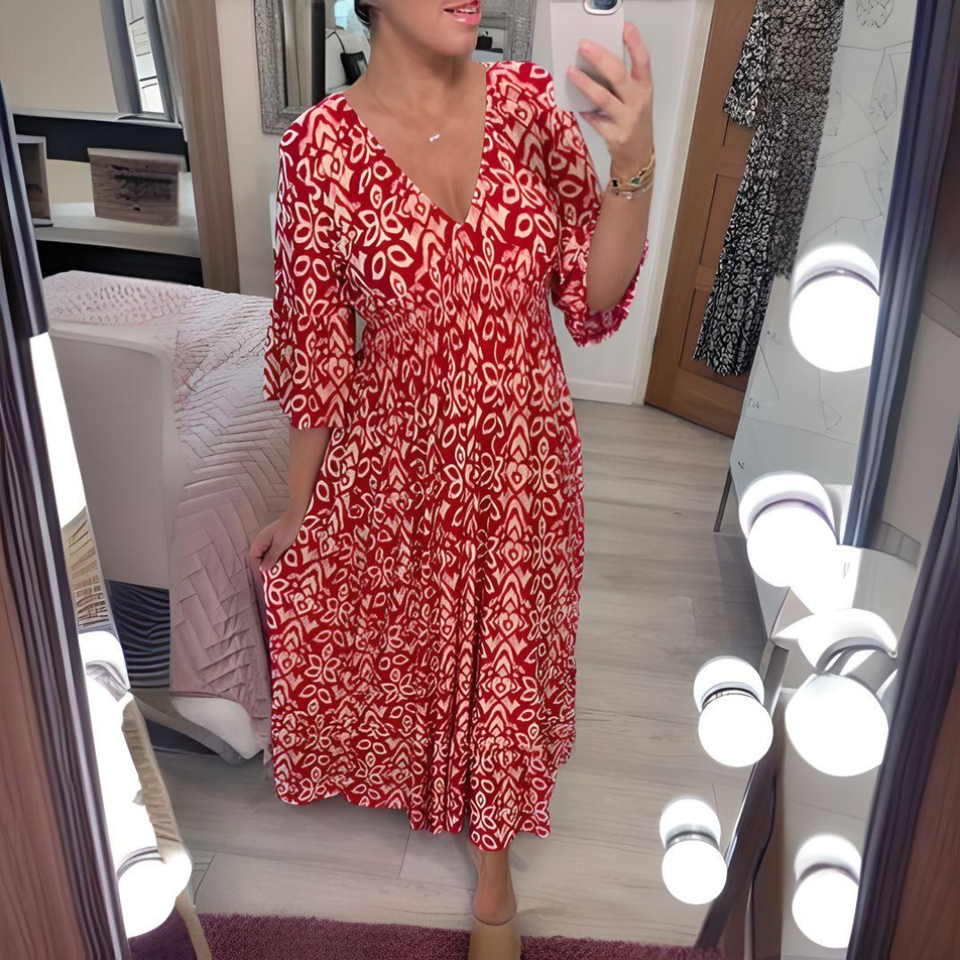 Livia – Vestito boho stampato