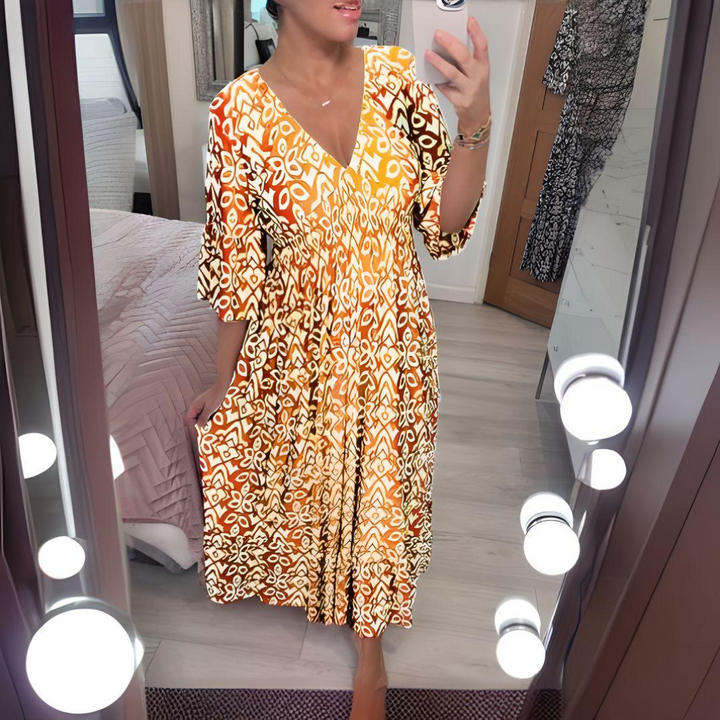 Livia – Vestito boho stampato