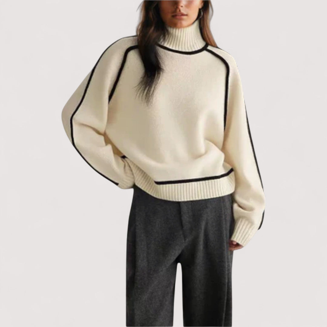 Gianinaâ„¢ | Maglione elegante e morbido con collo alto