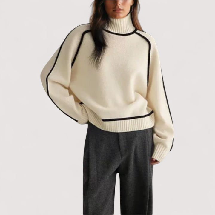 Gianinaâ„¢ | Maglione elegante e morbido con collo alto
