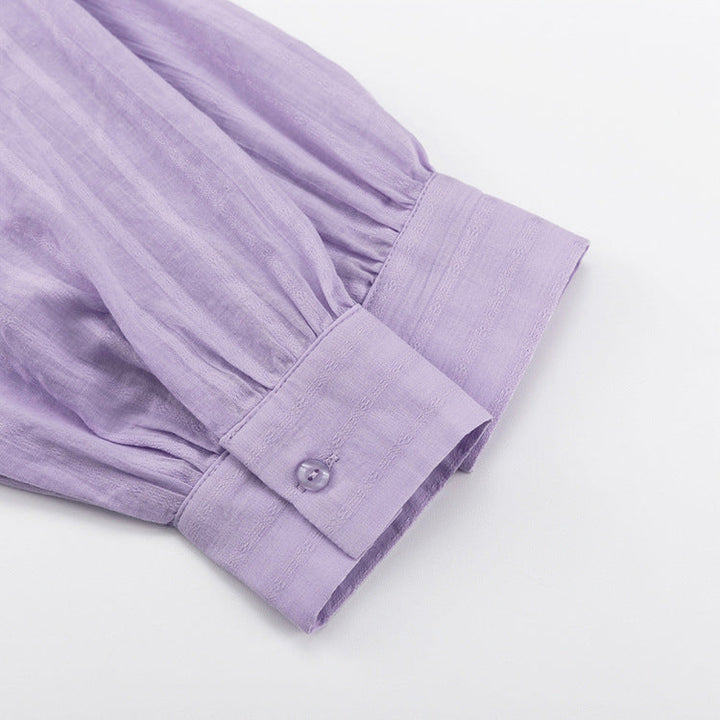 Yselia - Completo di due pezzi fluido con camicia e pantaloni corti