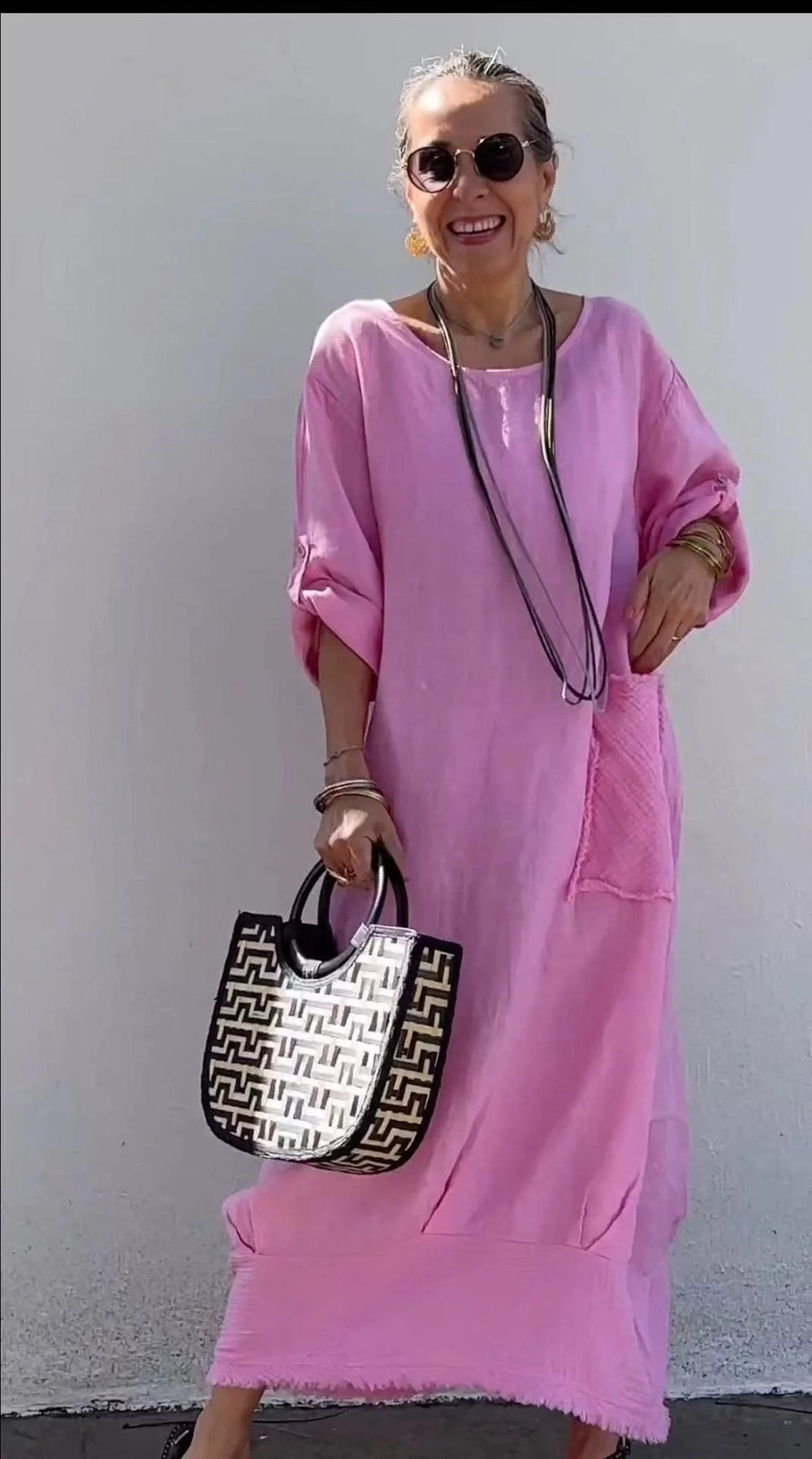 Leonora – Vestito boho oversize