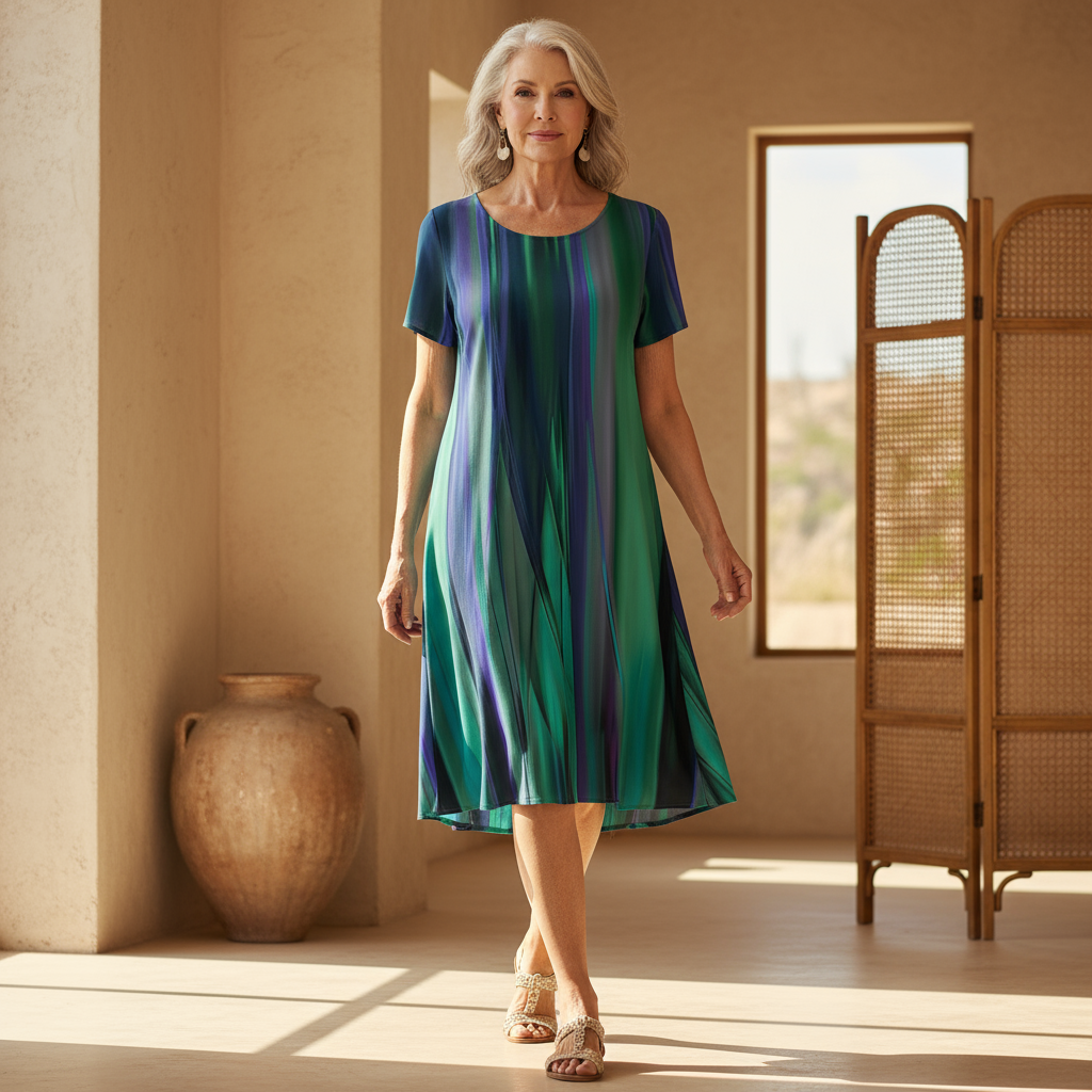 Giada – Vestito boho sfumato