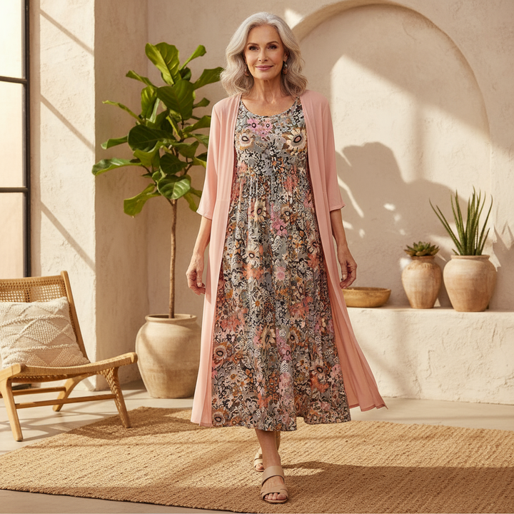 Elisa – Vestito boho floreale