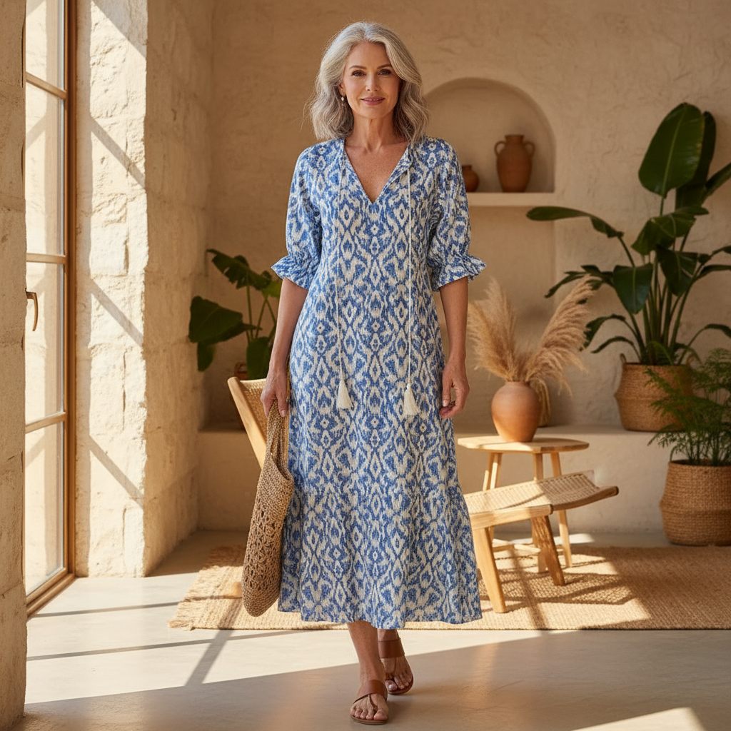 Michela – Vestito boho morbido