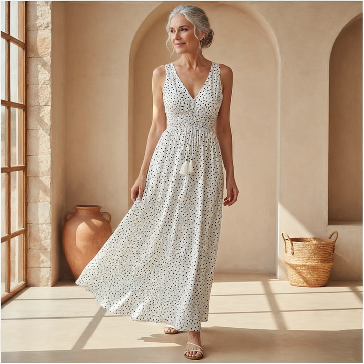 Gaia – Vestito boho maxi