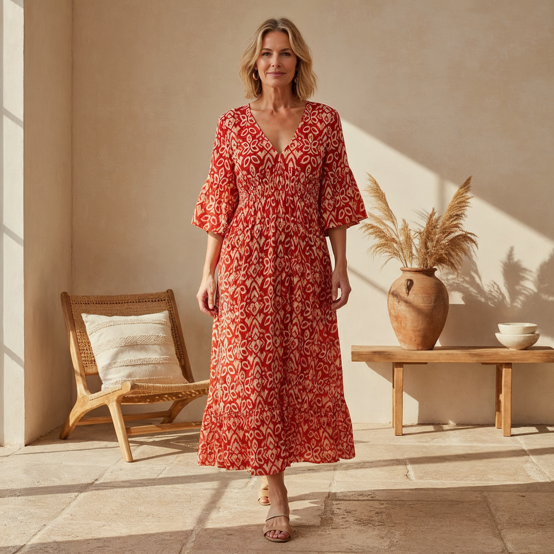 Livia – Vestito boho stampato