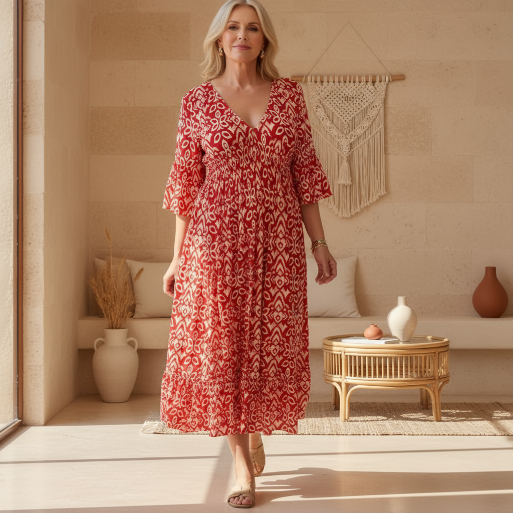 Livia – Vestito boho stampato