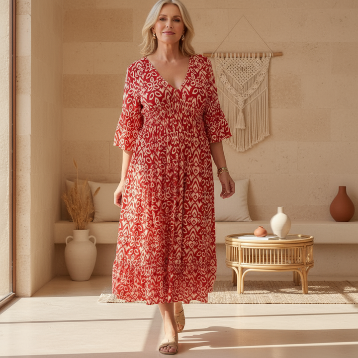Livia – Vestito boho stampato