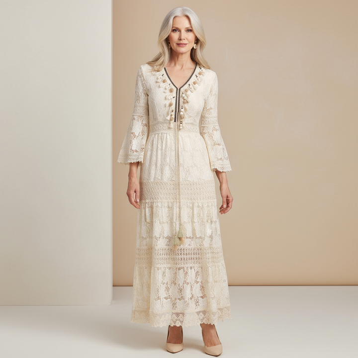 Amelia – Vestito boho in pizzo